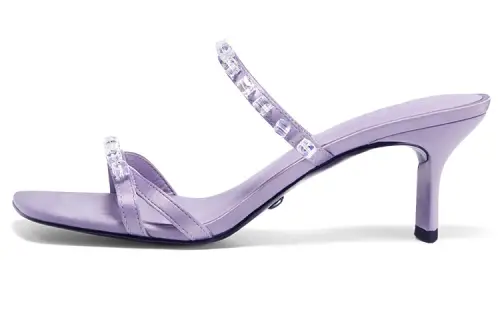 CHARLES&KEITH Composite Sole Abrasion Resistant Slide Slippers Women's Purple