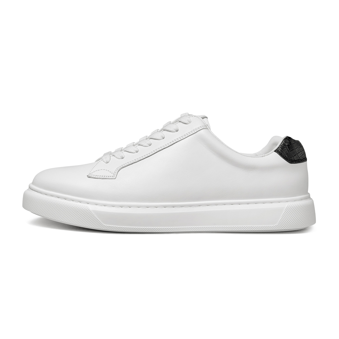 THOM WILLS Casual Versatile White Sneakers Skateboard Shoes Men's White