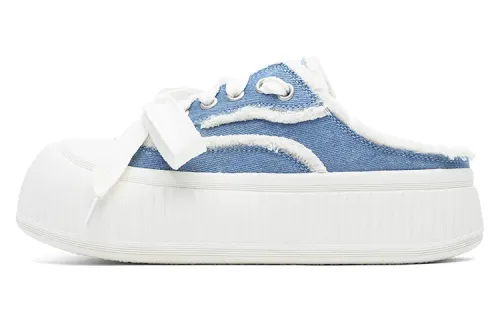 Dickies Slip Resistant Abrasion Resistant Slip Resistant Abrasion Resistant Low top Canvas Shoes Women's Light Blue