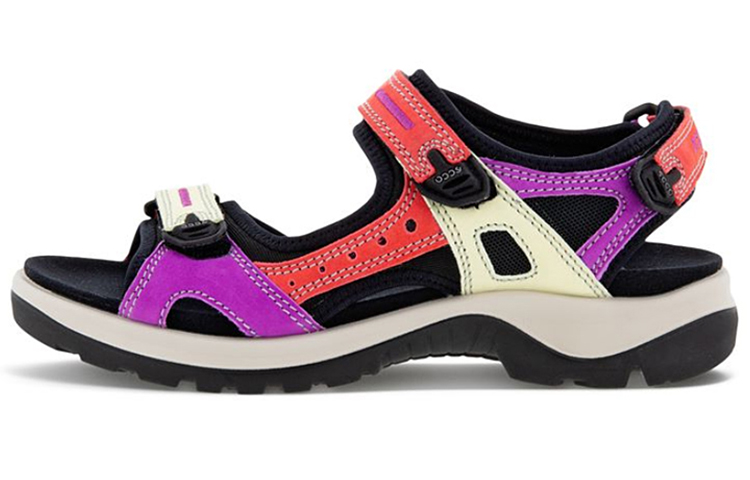 Ecco Off Road Series Beach Sandals Women's Mauve Red