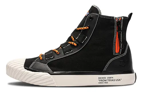 Dickies Canvas Shoes Men's High Top Black