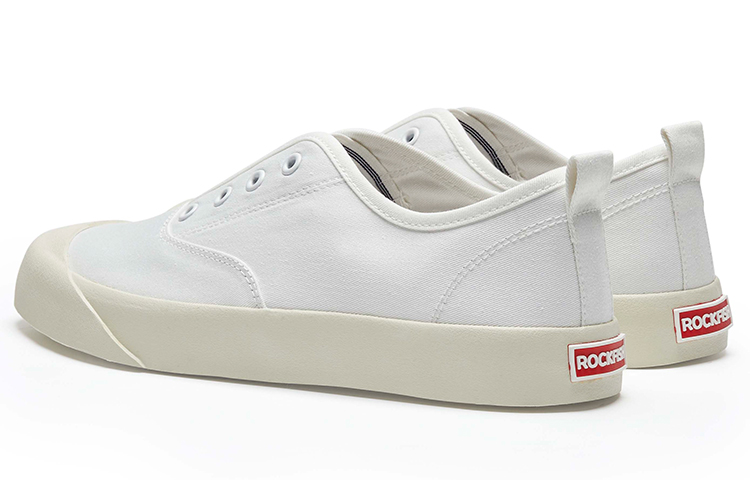 Rockfish 719 Water Repellent And Not Afraid Of Wetness Canvas Shoes Women's White Stripes Color