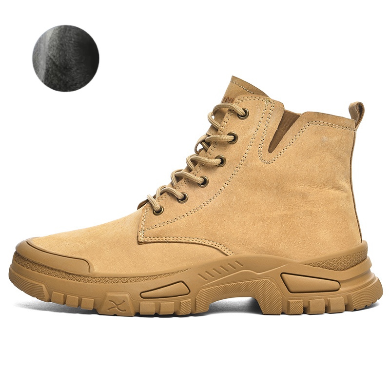 DUNNU Pigskin Cushioning Abrasion Resistant Slip Resistant Cushioning Abrasion Resistant Slip Resistant High top