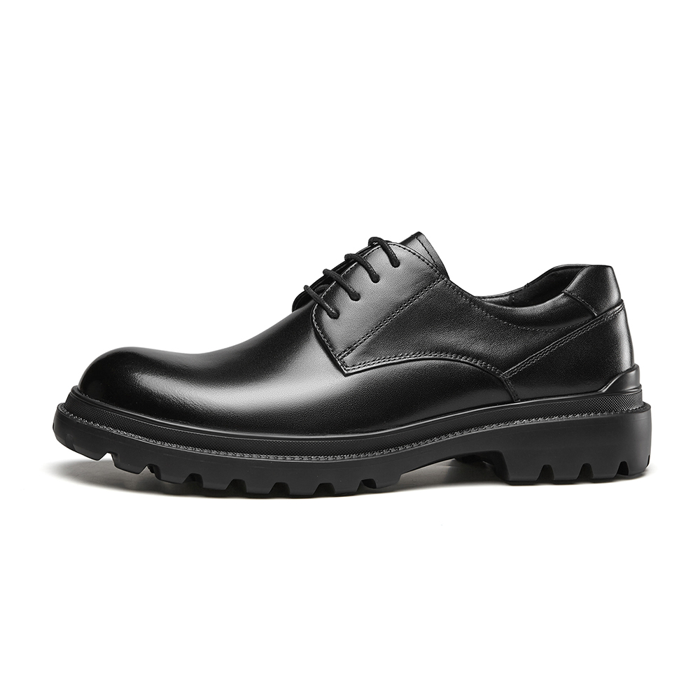 Yierkan cow leather, thick sole, comfortable and soft, formal leather shoes, men's style