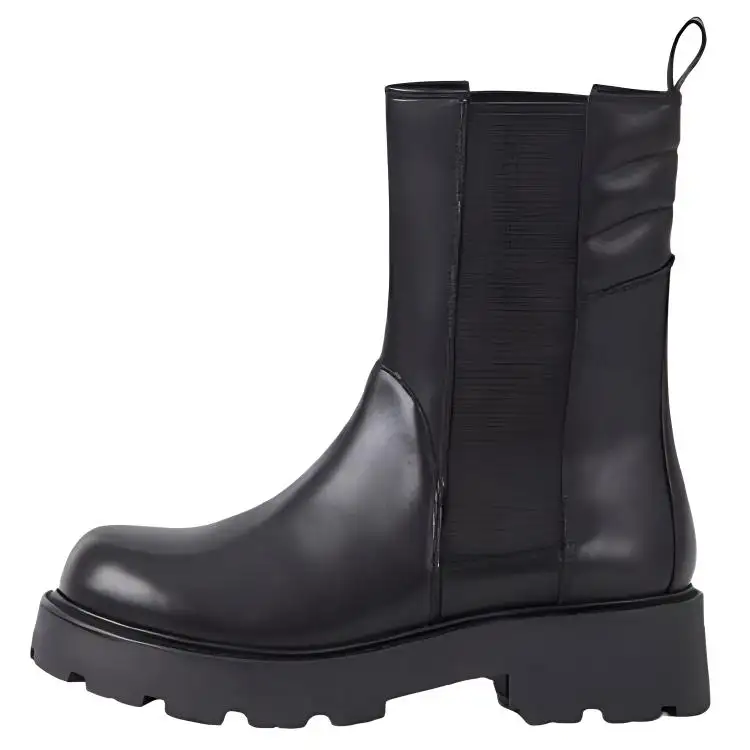 VAGABOND SHOEMAKERS Leather Crew Chelsea Boots 4.5cm Women's Black