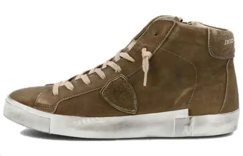 PHILIPPE MODEL Prs Mid top Skateboard Shoes Men's Army Green