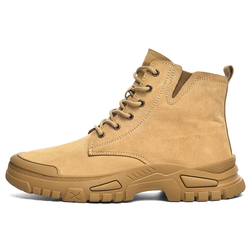 DUNNU Pigskin Cushioning Abrasion Resistant Slip Resistant Cushioning Abrasion Resistant Slip Resistant High top
