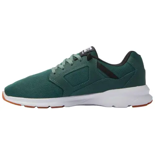 DC Shoes Leather Cushioning Slip Resistant Low top Casual Shoes Men's Green