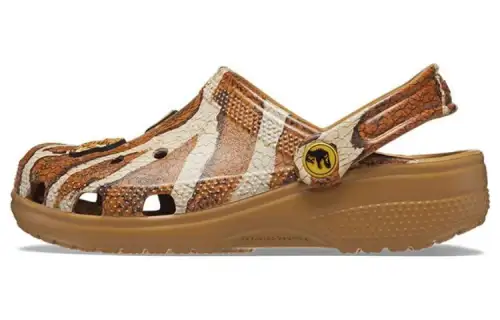 Crocs Jurassic World Classic Clogs 'Brown White' Gs