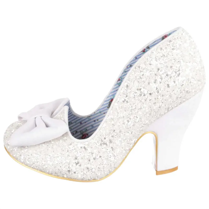 IRREGULAR CHOICE Chunky Heel High Heels Women's White