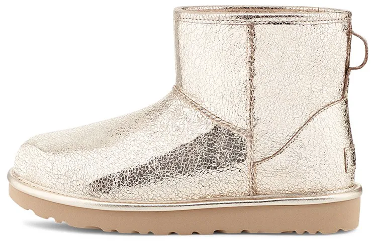 UGG Classic Mini Metallic Sparkle 'Light Gold' Women's