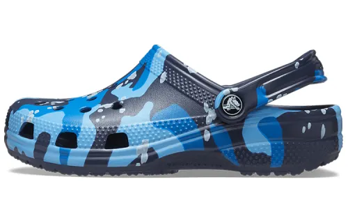 Crocs Classic Printed Camo Clogs 'Blue Navy'