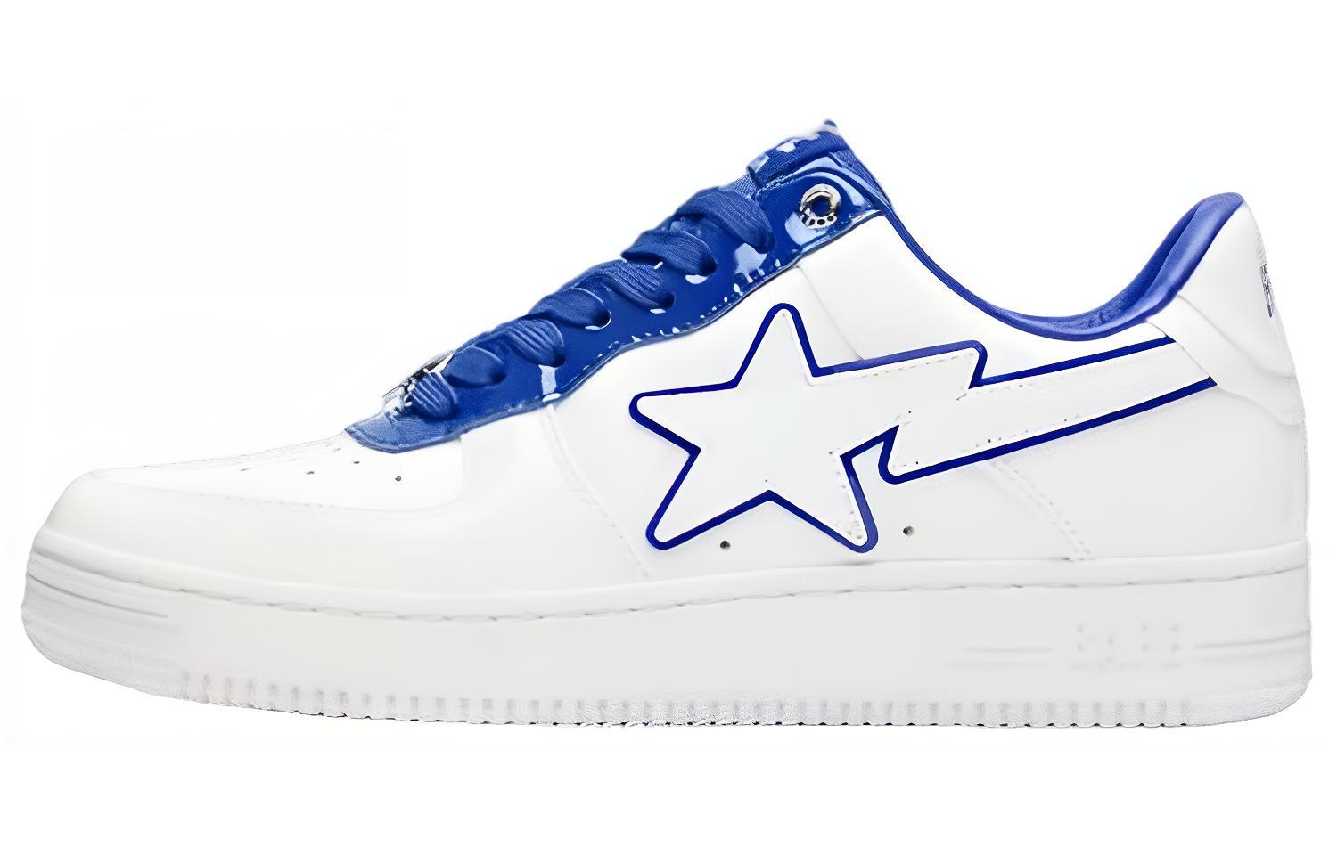 Мужские кеды A BATHING APE A BATHING APE BAPE STA (бело-голубой)