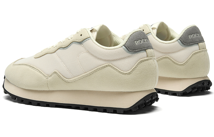 Rockfish Textile, Synthetic Leather Low top Running Shoes Women’s Beige