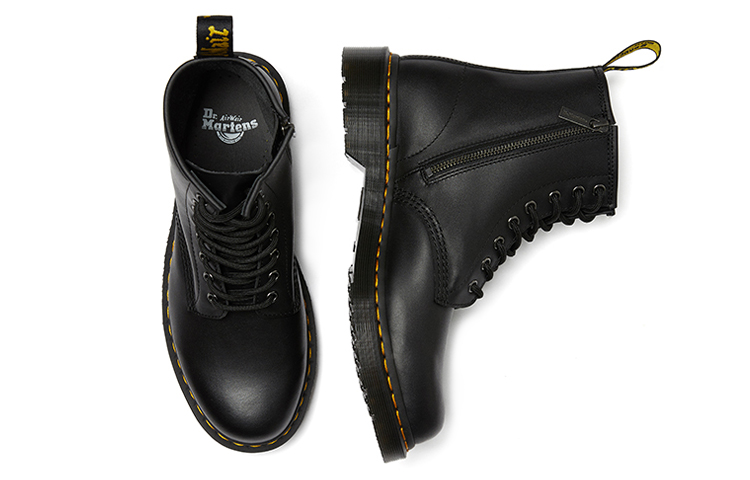 Dr. Martens 1460 Classic Side Zipper 8 Combat Boots Unisex Black