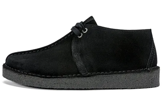 Clarks Cow Leather Ankle Boots Men's Black