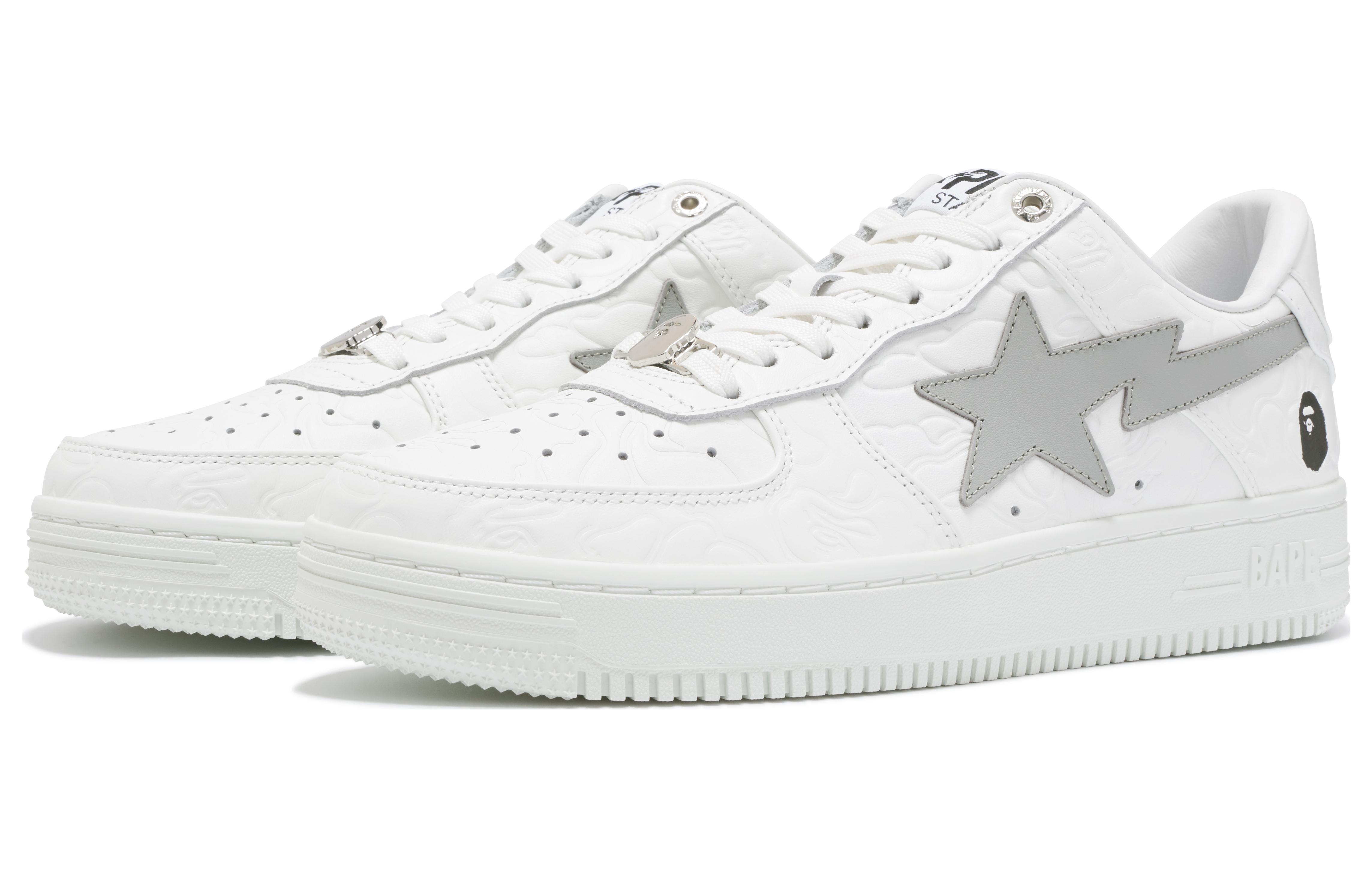 A BATHING APE Bape Sta Low #3 Line Camo White