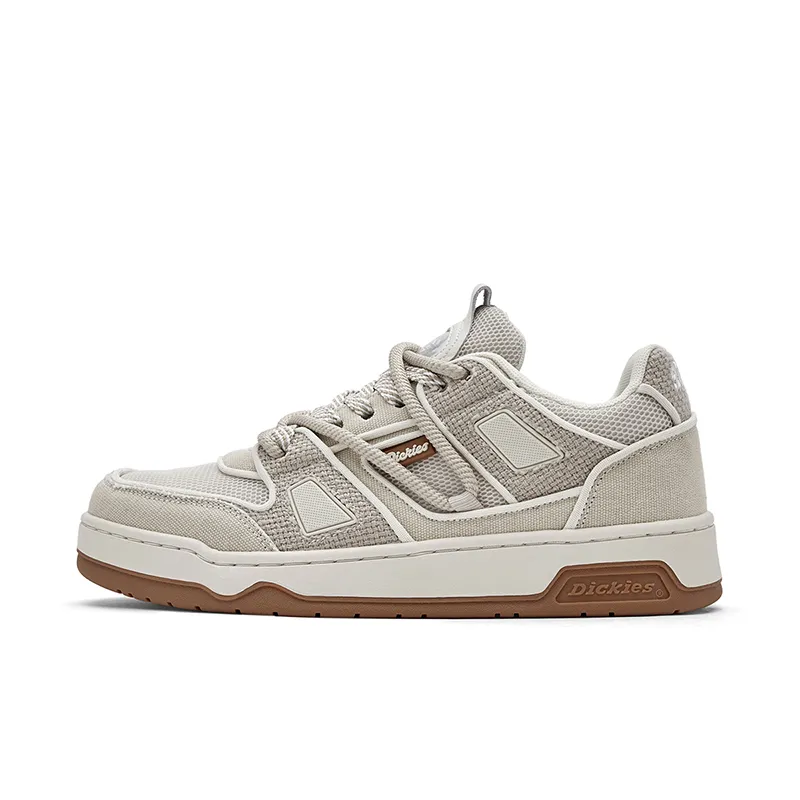Dickies Fabric Slip Resistant And Breathable Low top Skateboard Shoes Men's Khaki