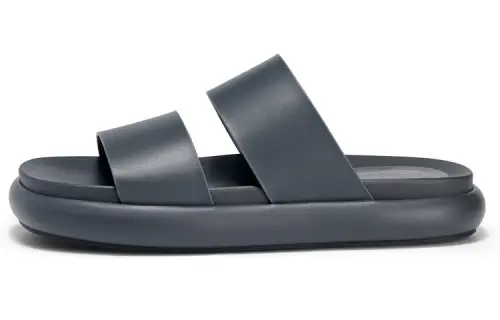 CHARLES&KEITH Composite Sole Quiet Slide Slippers Women's Dark Gray