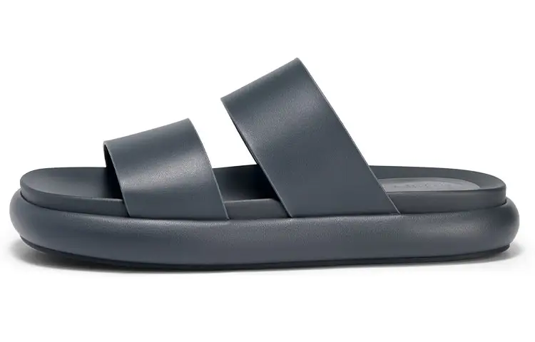 CHARLES&KEITH Composite Sole Quiet Slide Slippers Women's Dark Gray