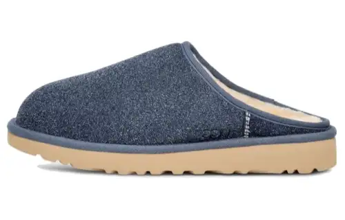 UGG Classic Slip On Shaggy Suede Slipper Night At Sea
