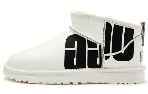 UGG Classic Ultra Mini Broken Logo 'White' Women's