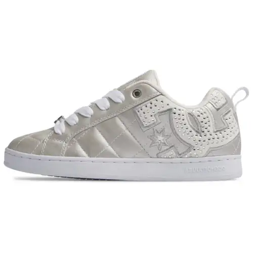 DC Shoes Comfortable Wear resistant And Lightweight Low top Skateboard Shoes Women's Beige