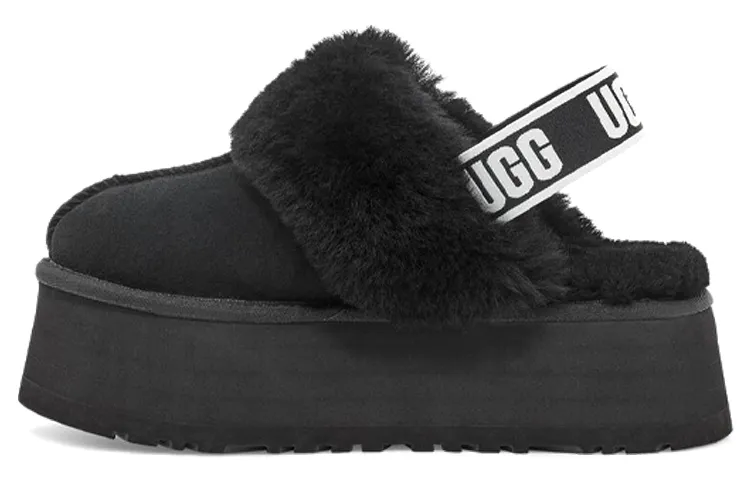 UGG Funkette Slipper Black Women's