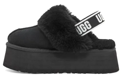 UGG Funkette Slipper Black Women's