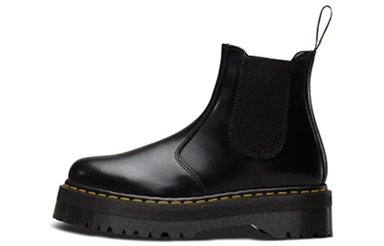 2976 Dr.Martens Polished Smooth Platform Chelsea Boot 'Black'