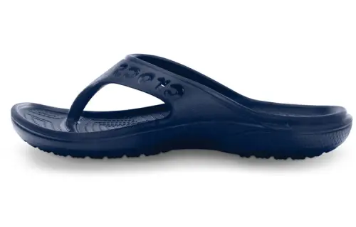 Crocs Baya Light Cozy Flat Flip Flops Deep Blue