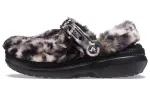 Crocs Classic Fur Sure 'Lined Animal Oreo' Women's