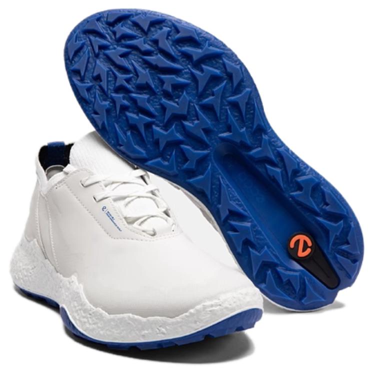 Ecco Golf Biom H5 Cow Leather Abrasion Resistant Abrasion Resistant Low top Golf Shoes Men’s White