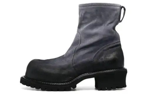 PREMIATA Suede Ankle Boots Men's Coal Gray