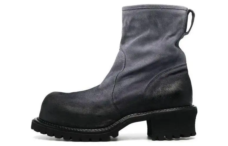 PREMIATA Suede Ankle Boots Men's Coal Gray