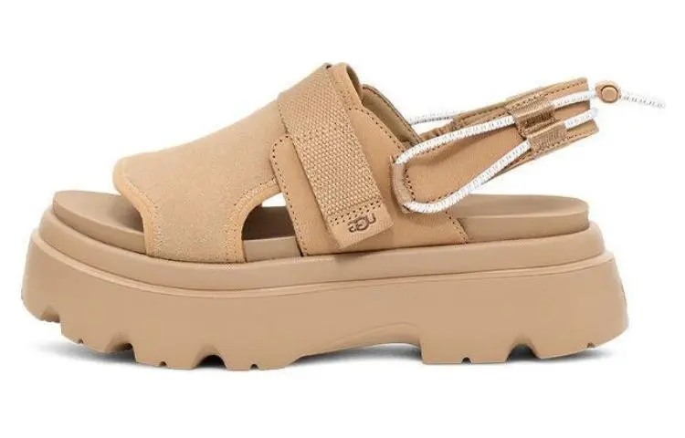 UGG Cow Split Leather Beach Sandals Women's Sand