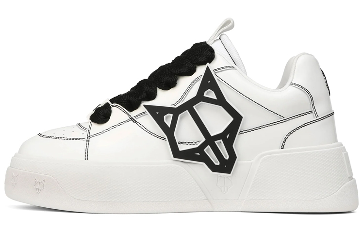 Naked Wolfe Kosa Leather Stylish Skateboarding Shoes Men's White