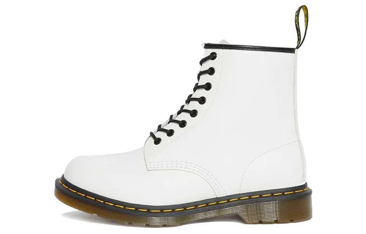 Dr. Martens 1460 Smooth Leather Lace Up Boot White