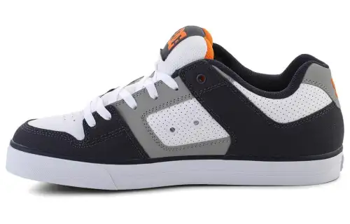 DC Shoes Slip Resistant Cushioning Low top Skateboard Shoes Men's Black Gray