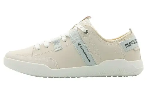 CAT Hextough Cushioning Slip Resistant Abrasion Resistant Low top Sports Casual Shoes Unisex Beige