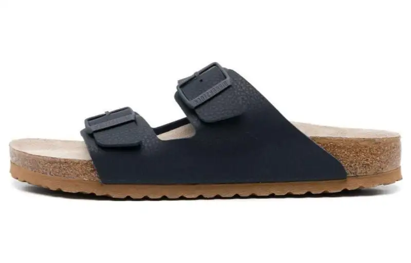 Birkenstock Leather Stylish Sandal Men's Blue