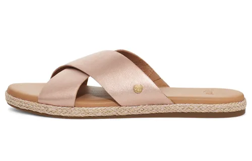 UGG Rubber Sole Slide Slippers Women's Rose Gold