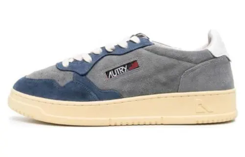 AUTRY Medalist Suede Low top Skateboard Shoes Men's Blue