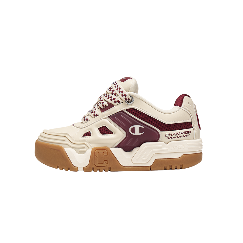 Мужские кеды Champion Jelly Skate (бежево-красные)