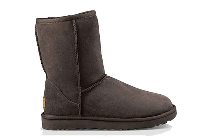 Женские ботинки UGG Classic Short (шоколадные) — 巧克力色 — фото 2