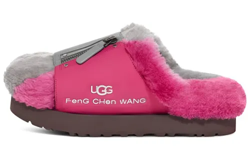 Feng Chen Wang x UGG Slippers Women's Pink Gray
