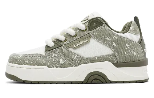 Dickies Low top Skateboard Shoes Men's Pea Green White