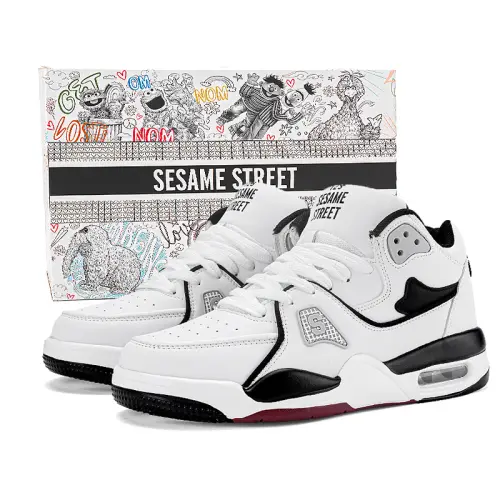 SESAME STREET Microfiber Leather Height Increasing Skateboard Shoes Unisex