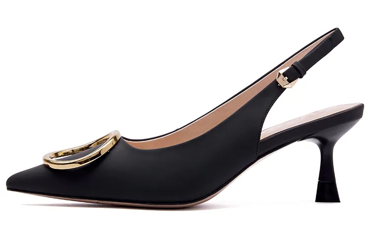 PACO GIL Slim Heel High Heels 6.0cm Women's Black
