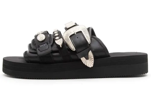Toga Virilis x Suicoke Slide Slippers Men's Black